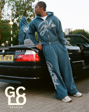 Load image into Gallery viewer, GCLO &#39;Chain-Stitch&#39; Hoodie - Dusk Blu