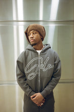 Load image into Gallery viewer, GCLO 'Chain-Stitch' Hoodie - Wolf Grey