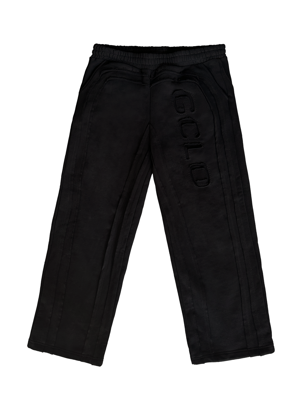 'TripleStitch' Sweatpants - Black/Black