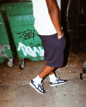 Load image into Gallery viewer, GCLO &#39;worldisyourz&#39; Shorts- NavyBlue/SkyBlue