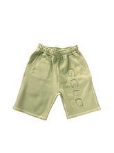 Load image into Gallery viewer, &#39;Rip-Stitch&#39; Shorts - Avocado Green/Cream