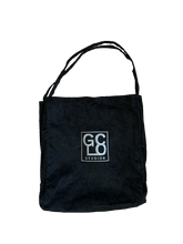 Load image into Gallery viewer, GCLO Corduroy Tote Bag - Black/Frost Grey